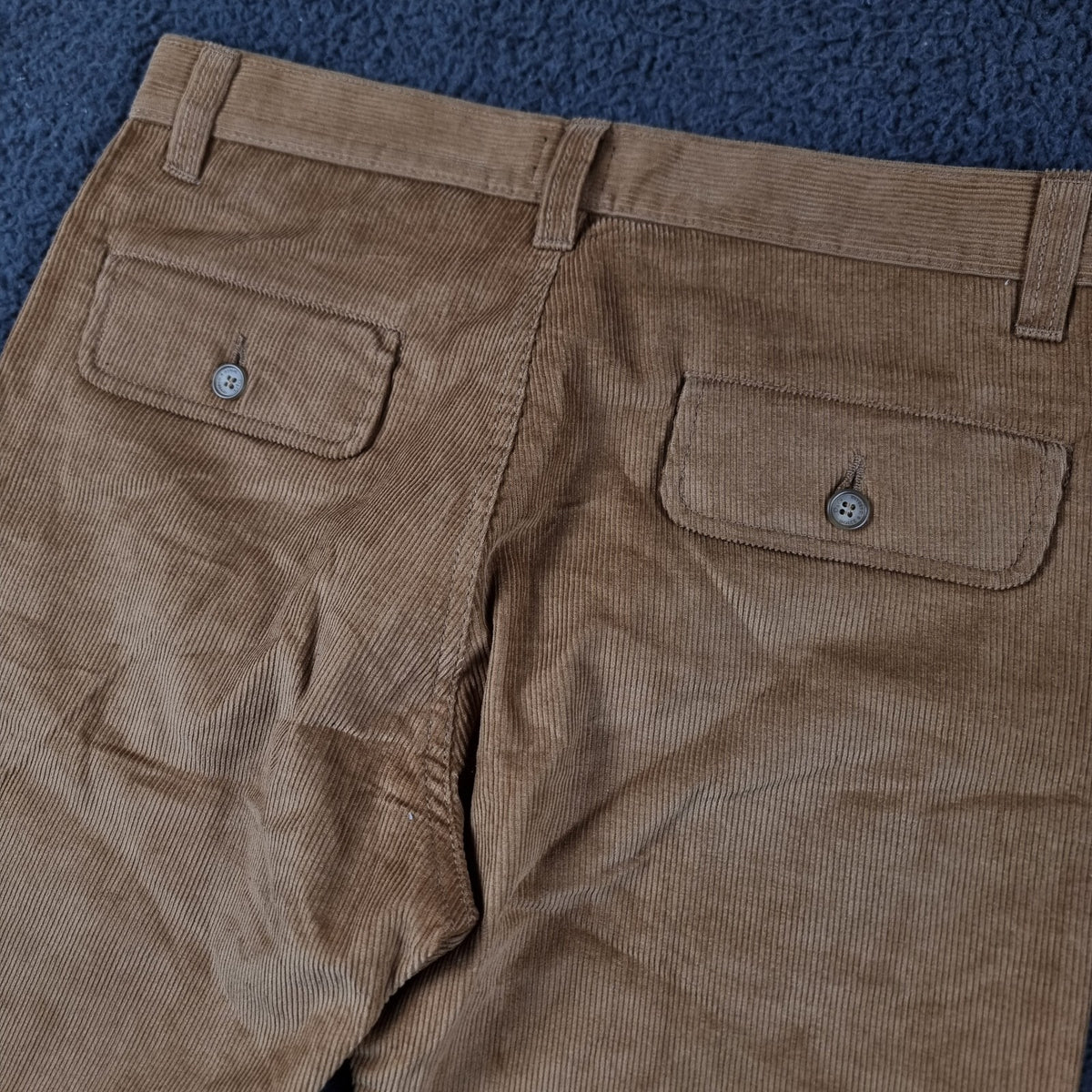 DOLCE & GABBANA Trousers Mens W32 L30 Brown Corduroy Cord 100% Cotton Italy Made