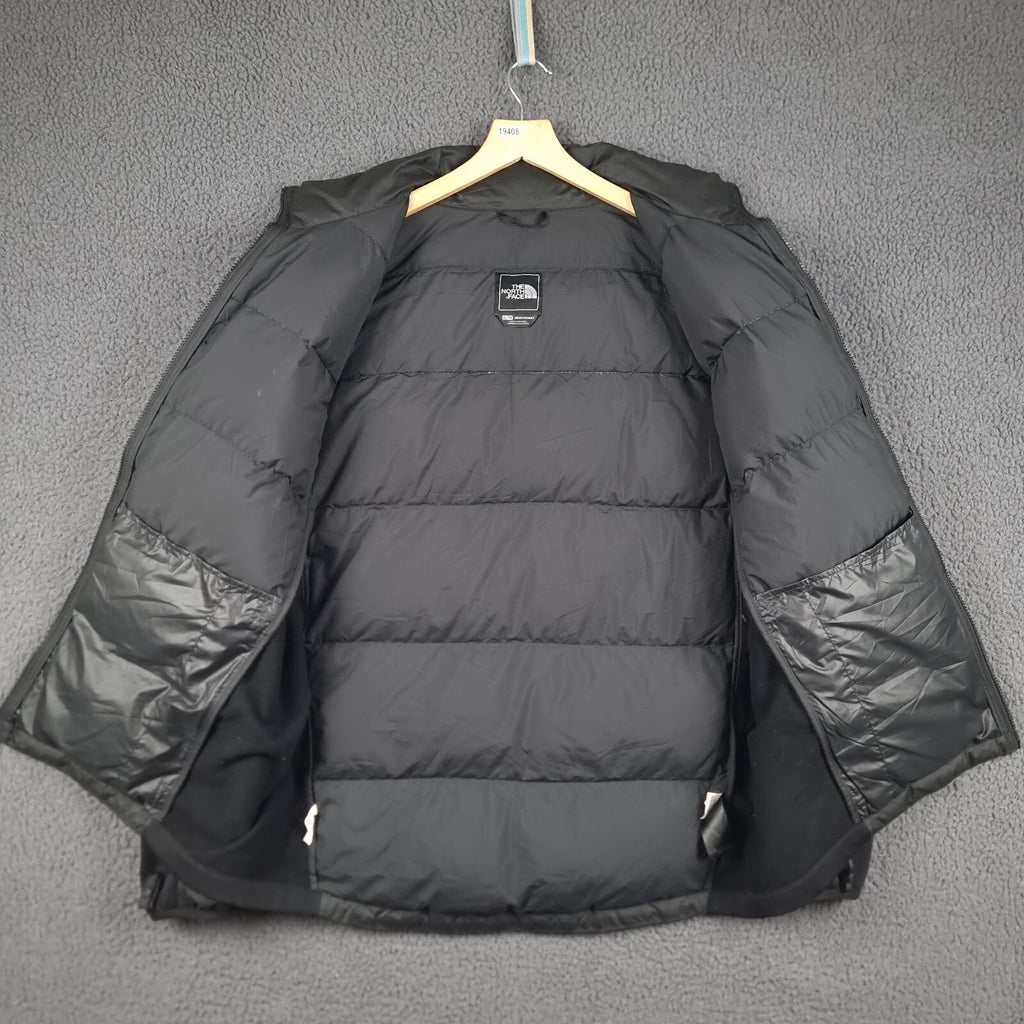 THE NORTH FACE Jacket Mens XL Black 550 Goose Down Hybrid Puffer Insulated Lined