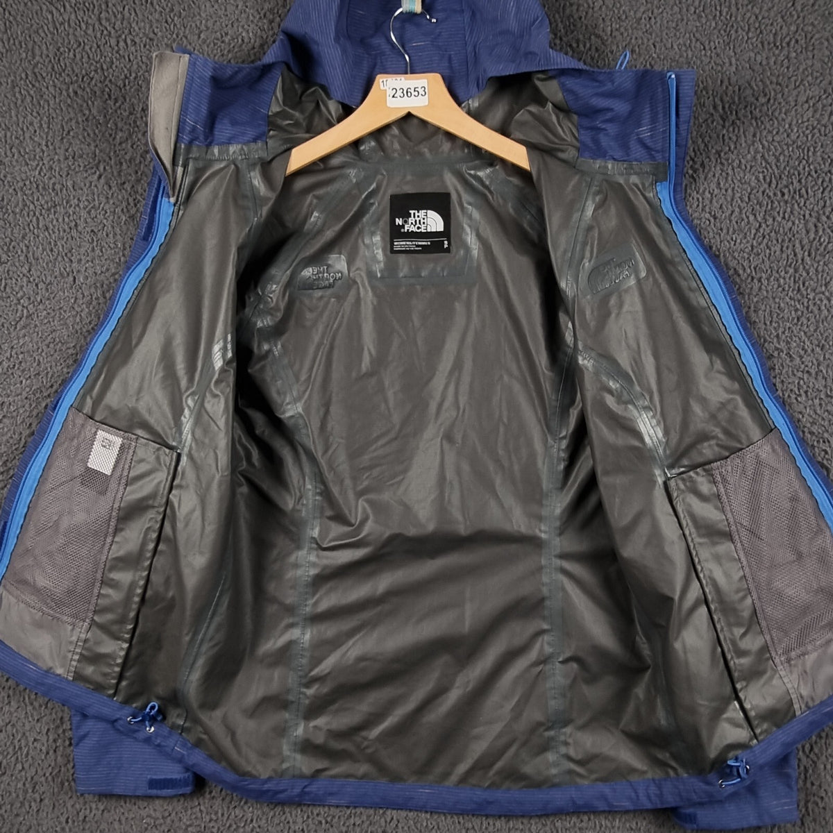 THE NORTH FACE Jacket Womens S Small Blue Dryvent Waterproof Rain Coat Venture
