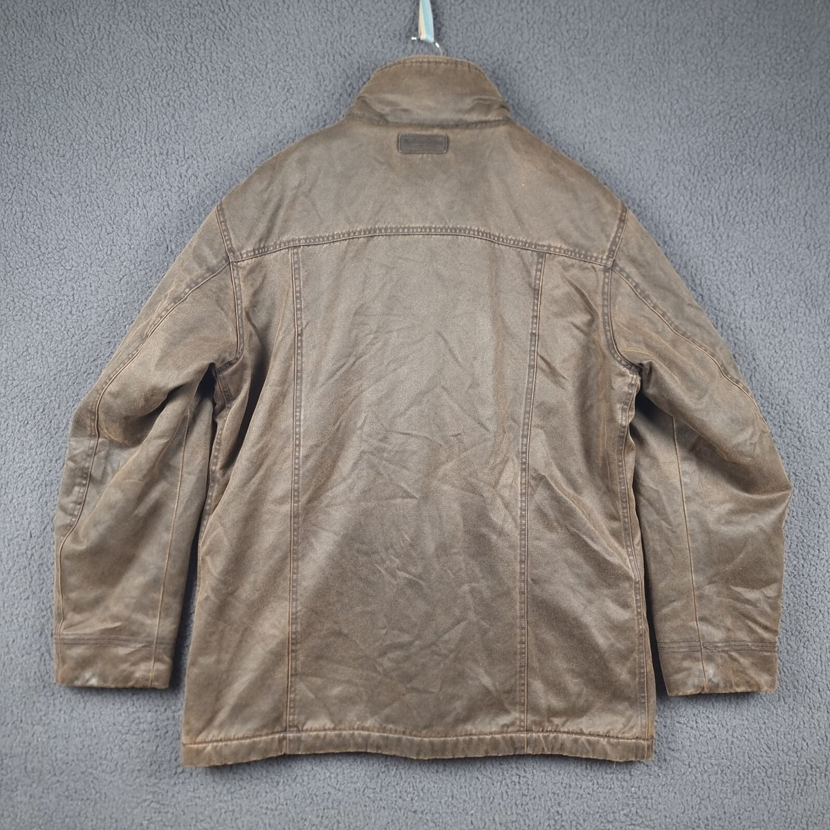 MARLBORO CLASSICS Jacket Mens XL Brown Wax Look Blanket Lined Ranch Field Coat