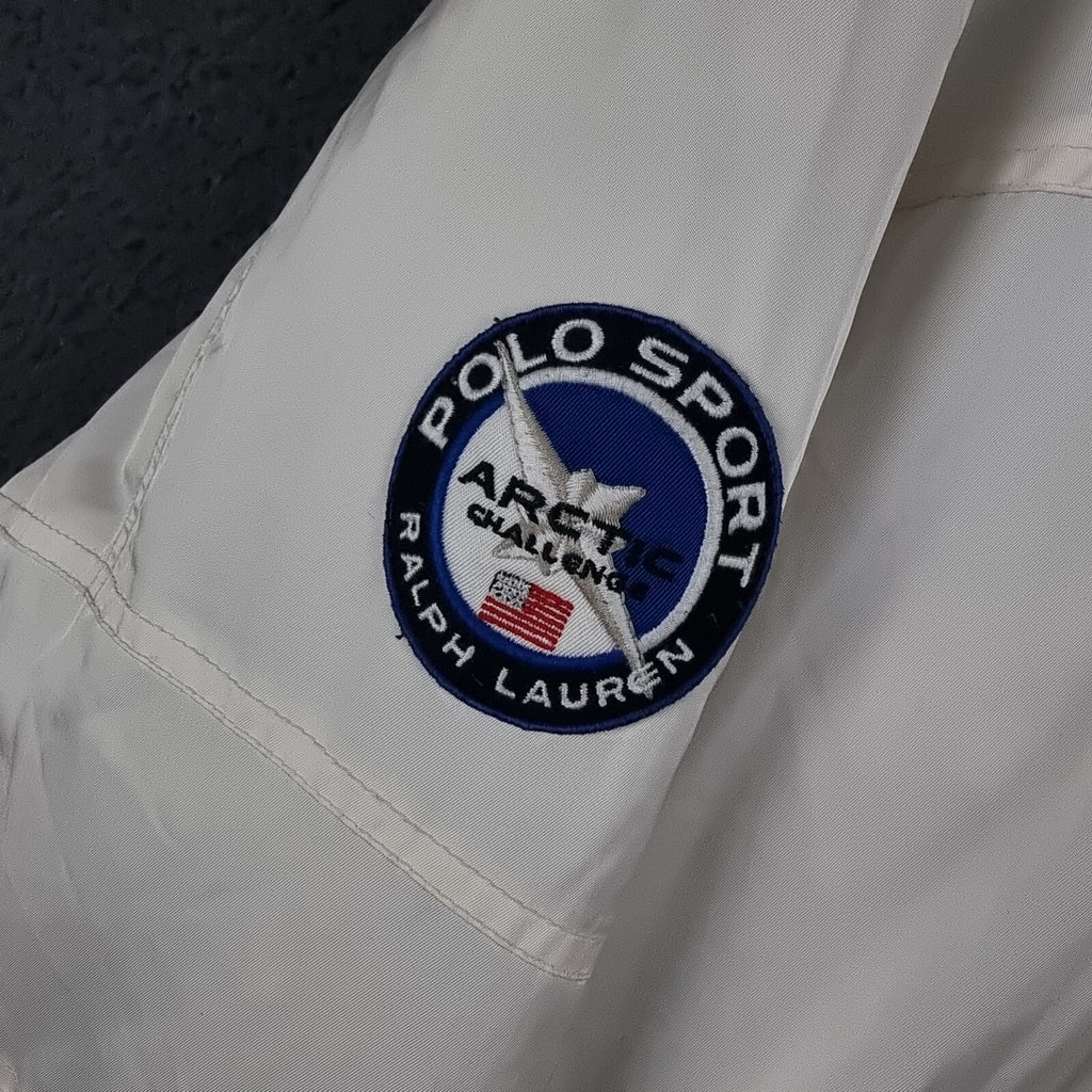 Vintage POLO SPORT RALPH LAUREN Jacket Mens L Large Arctic Challenge DOWN Parka