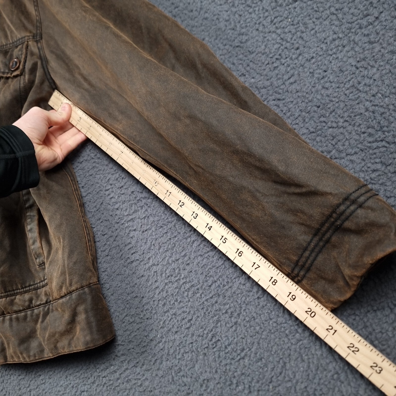 MARLBORO CLASSICS Jacket Mens 3XL Brown Wax Waxed Ranch Field Coat Utility Lined