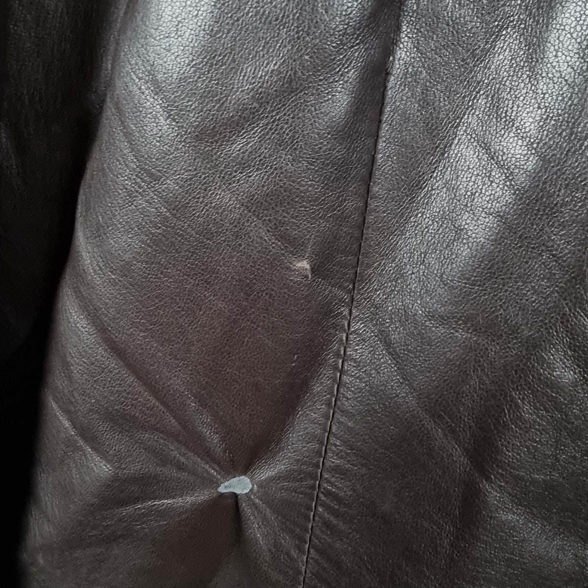 Vintage HUGO BOSS Leather Jacket Men L Large 42 Brown Blazer Soft Lambskin Nappa