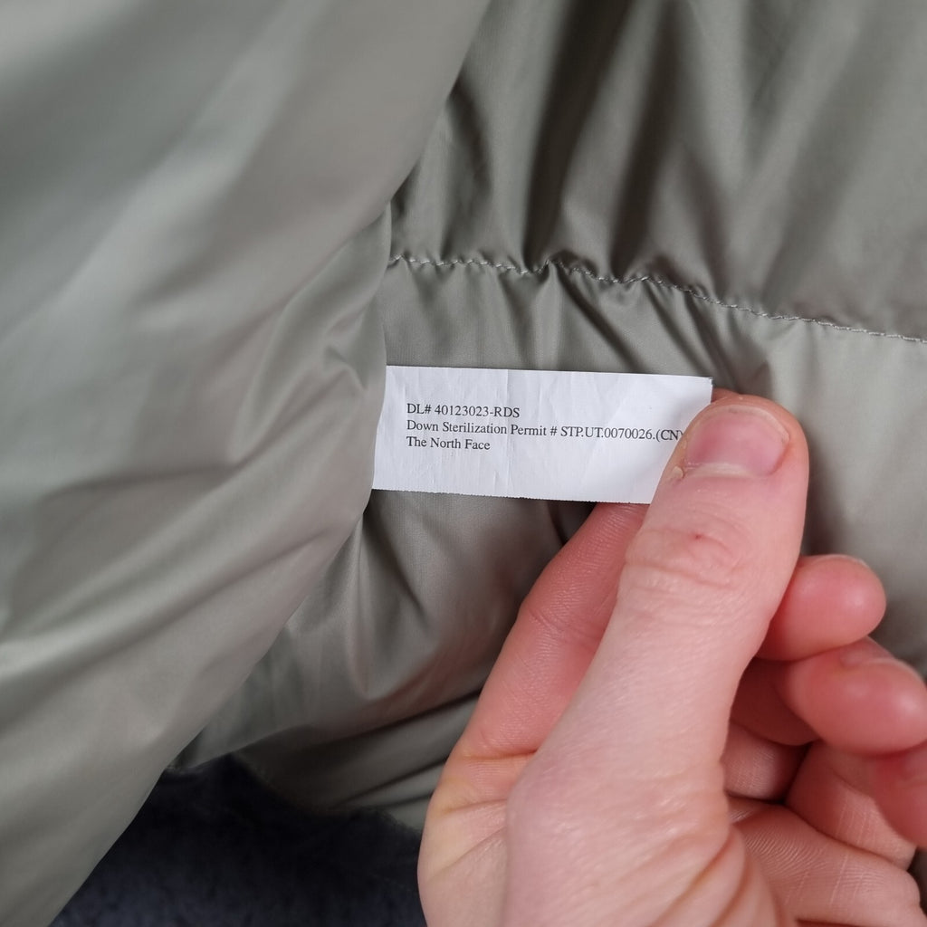 THE NORTH FACE Diablo 2.0 Jacket Mens M Medium Grey Black 700 Down Puffer