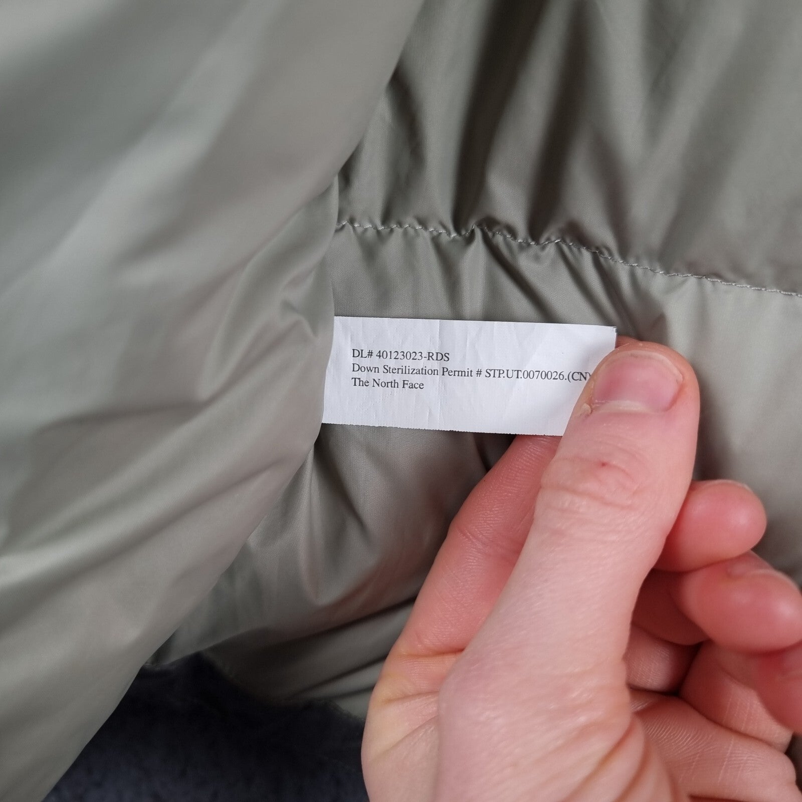 THE NORTH FACE Diablo 2.0 Jacket Mens M Medium Grey Black 700 Down Puffer