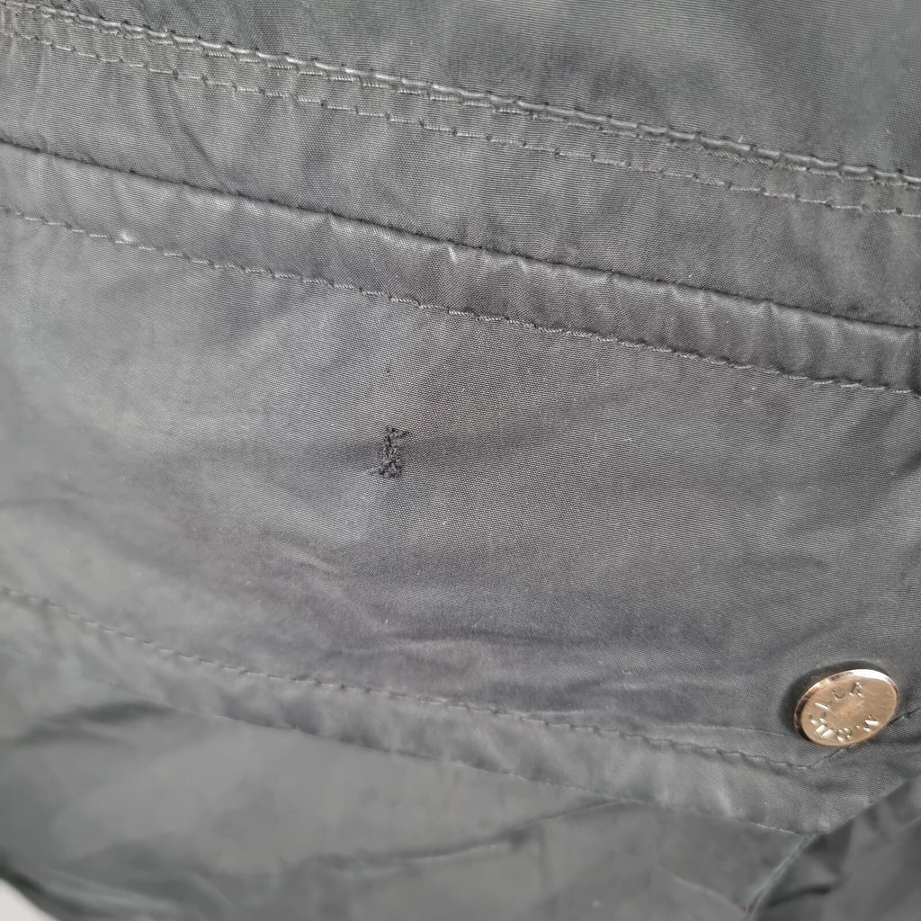 MONCLER Jacket Mens L Large Size 3 Black GLASTONE Down M65 Military Field Coat