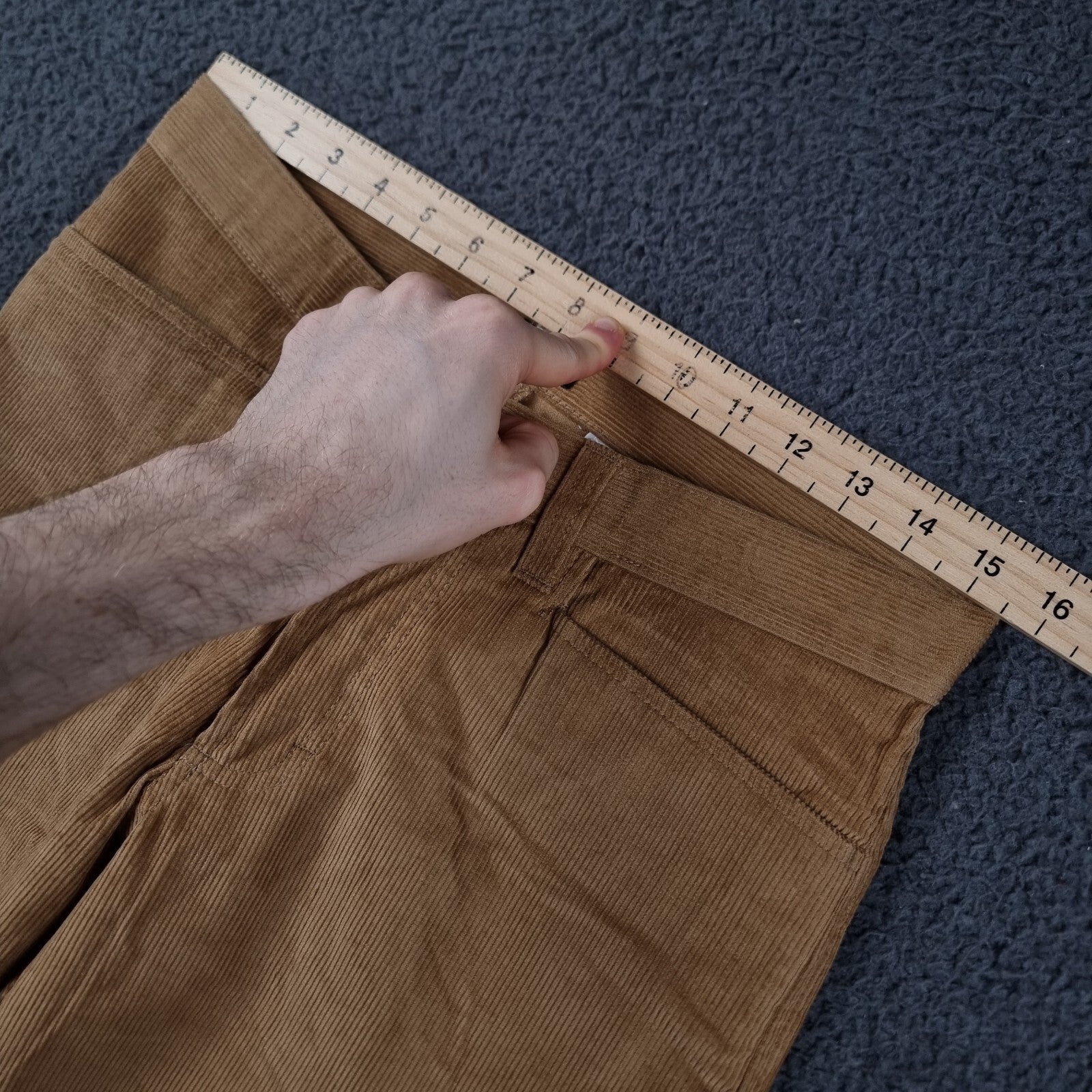 DOLCE & GABBANA Trousers Mens W32 L30 Brown Corduroy Cord 100% Cotton Italy Made