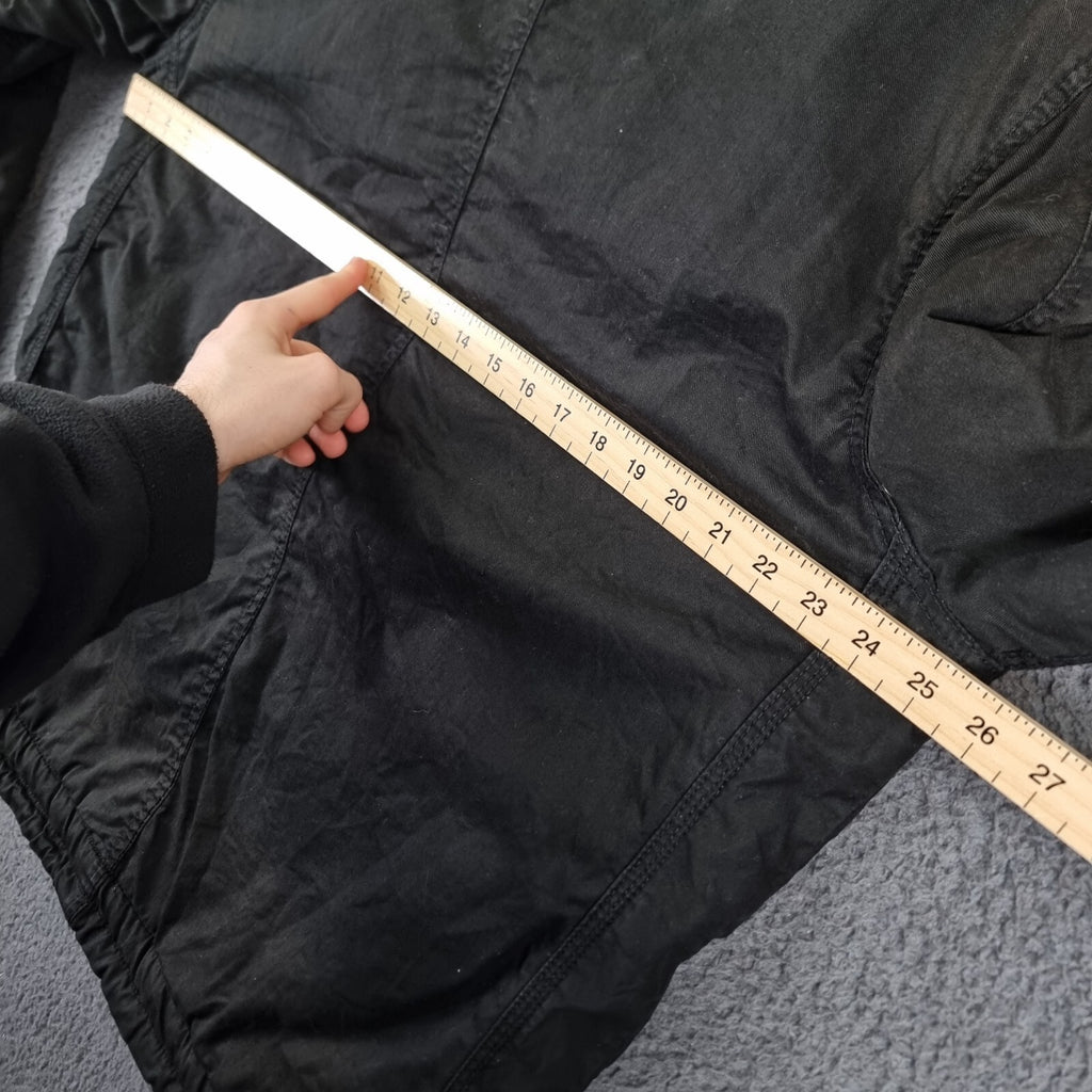 Vintage Alpha Industries Jacket Mens XL Black M65 Military Field Coat Canvas