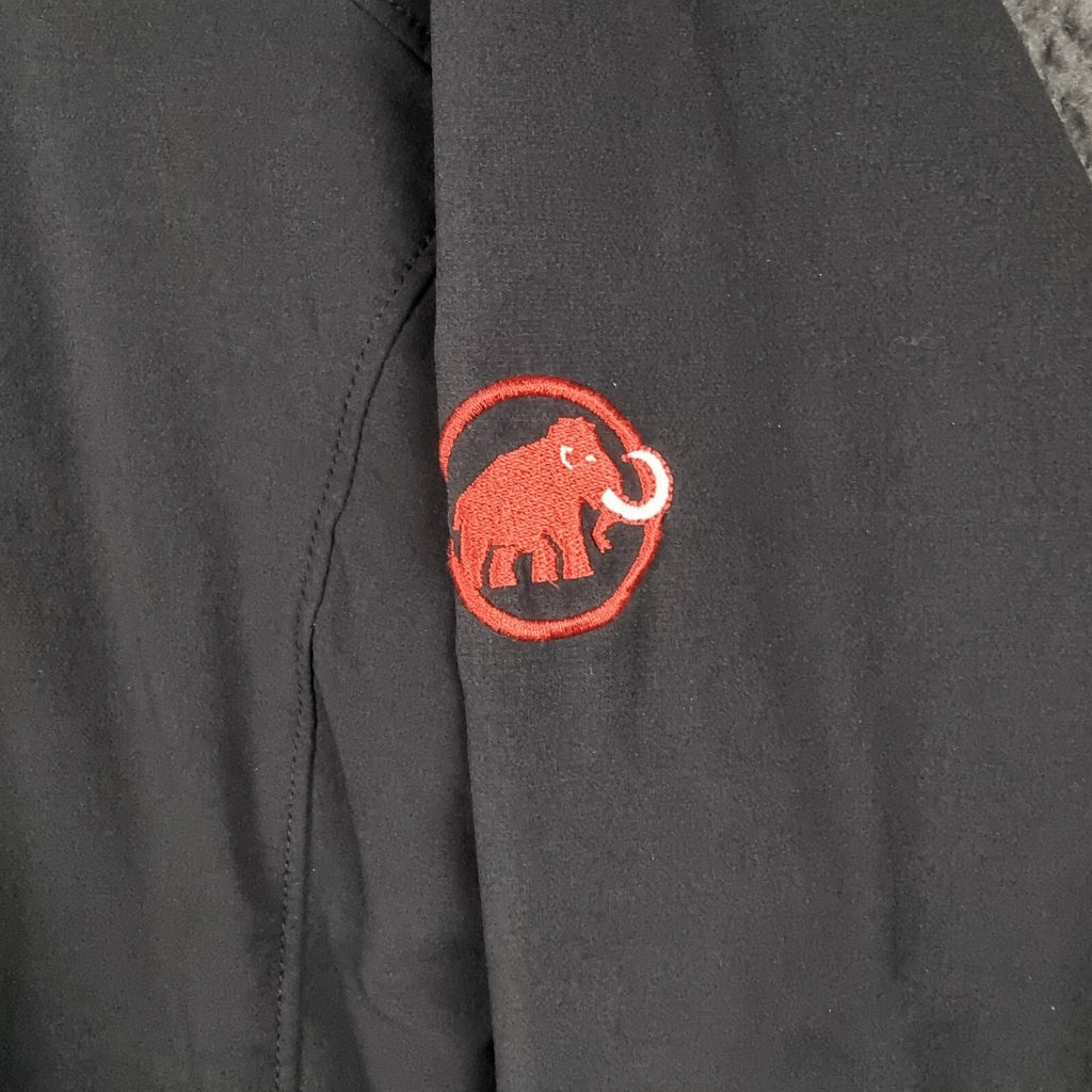 Mammut Jacket Mens M Medium Black SOFtech Softshell Runbold Trail SO Hooded