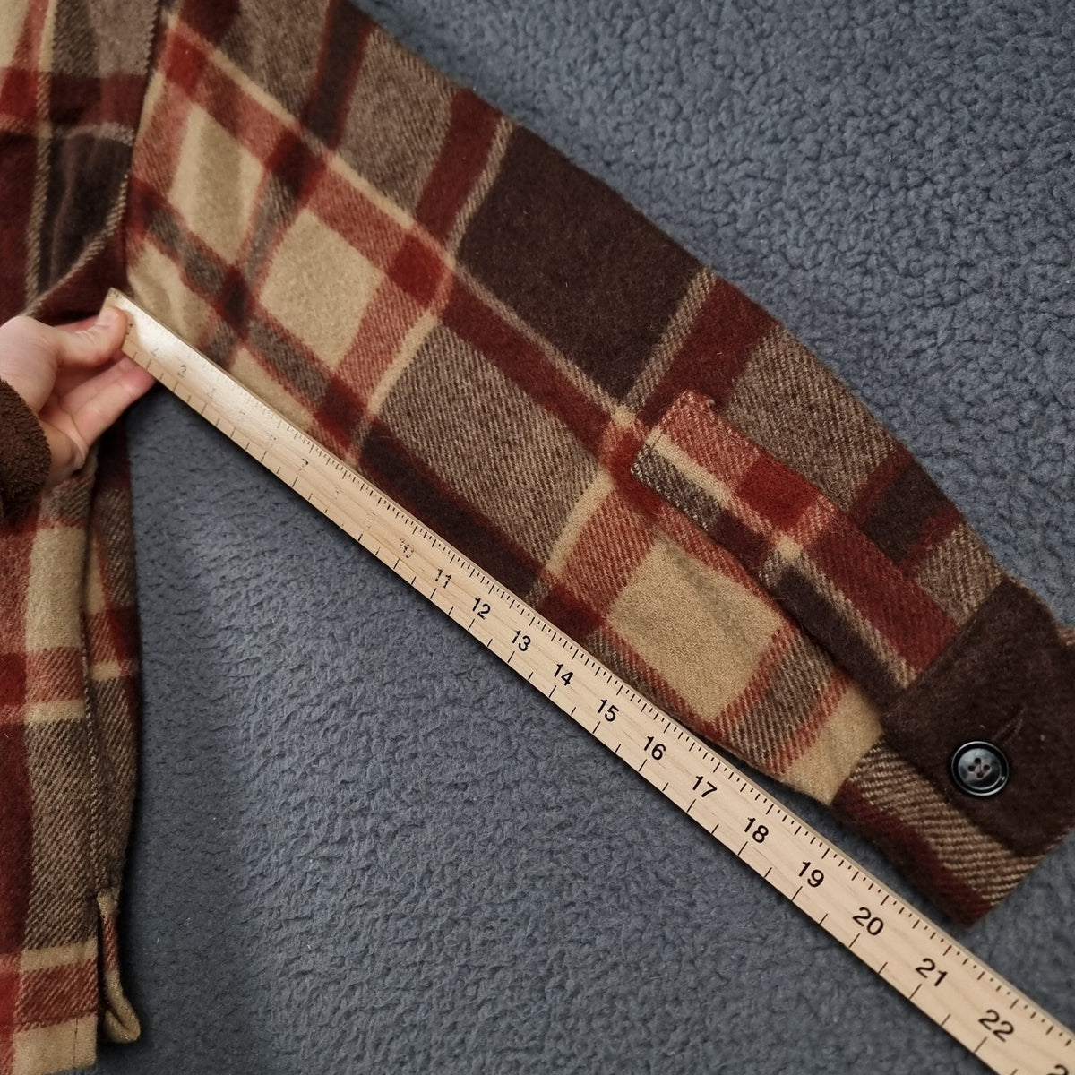 Vintage WOOLRICH Jacket Mens S Small Flannel Wool Mackinaw Shacket USA 70s 80s