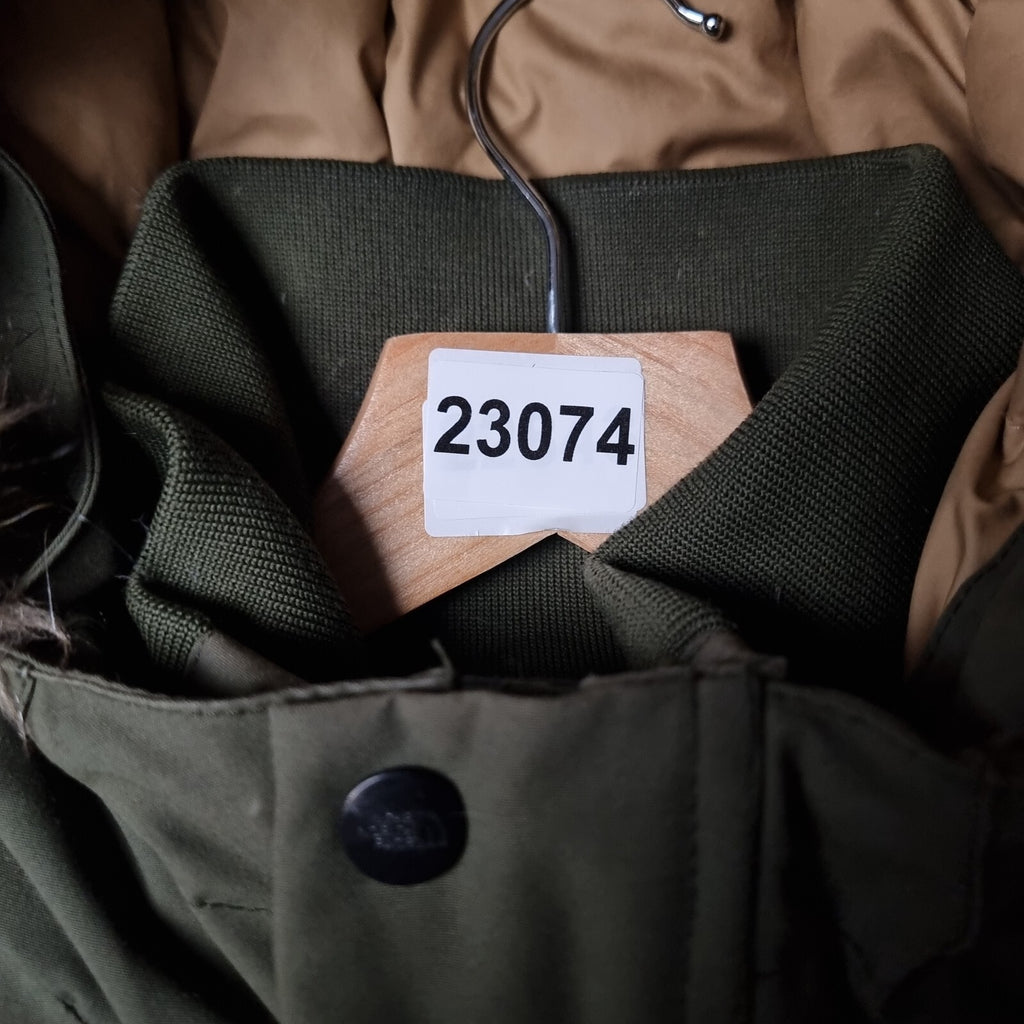 THE NORTH FACE Jacket Mens S Small Green Orcadas Parka Goose Down Waterproof