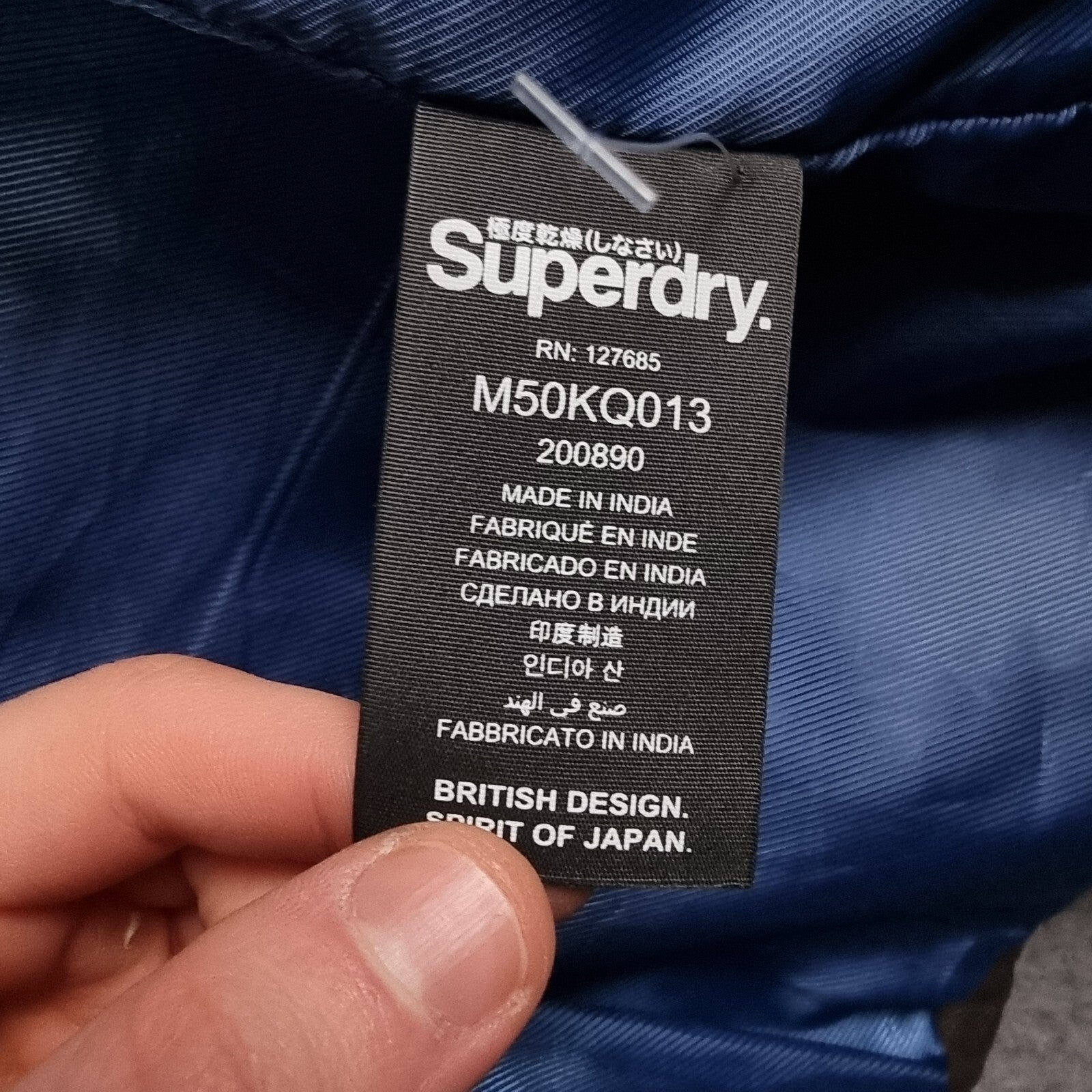 Superdry Leather Jacket Mens L Large Brown Hero Benjamin Biker Bomber Motorcycle