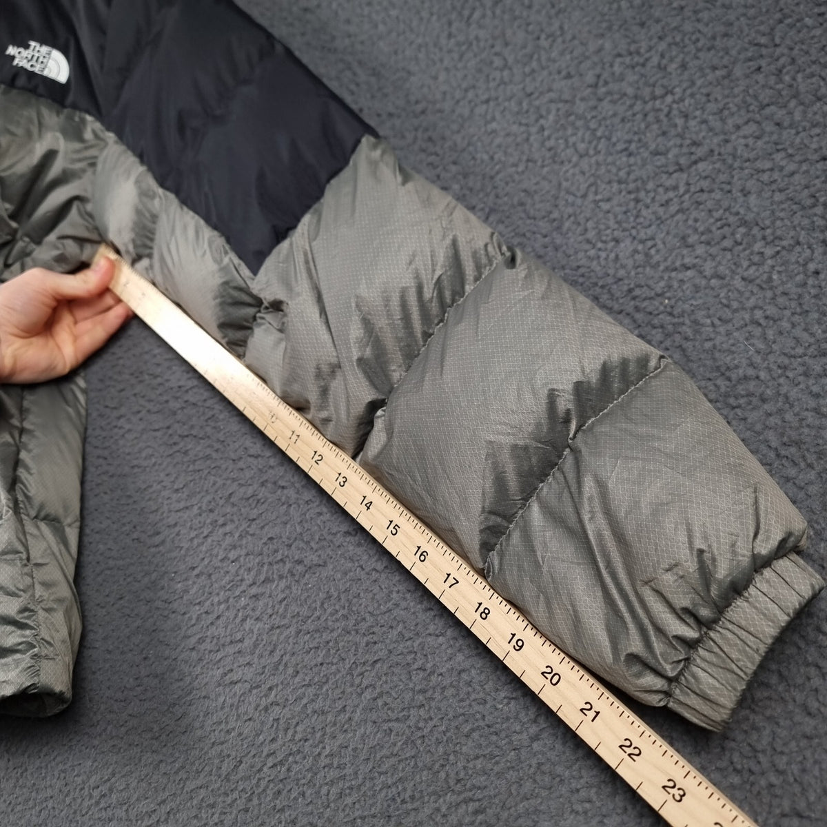 THE NORTH FACE Diablo 2.0 Jacket Mens M Medium Grey Black 700 Down Puffer