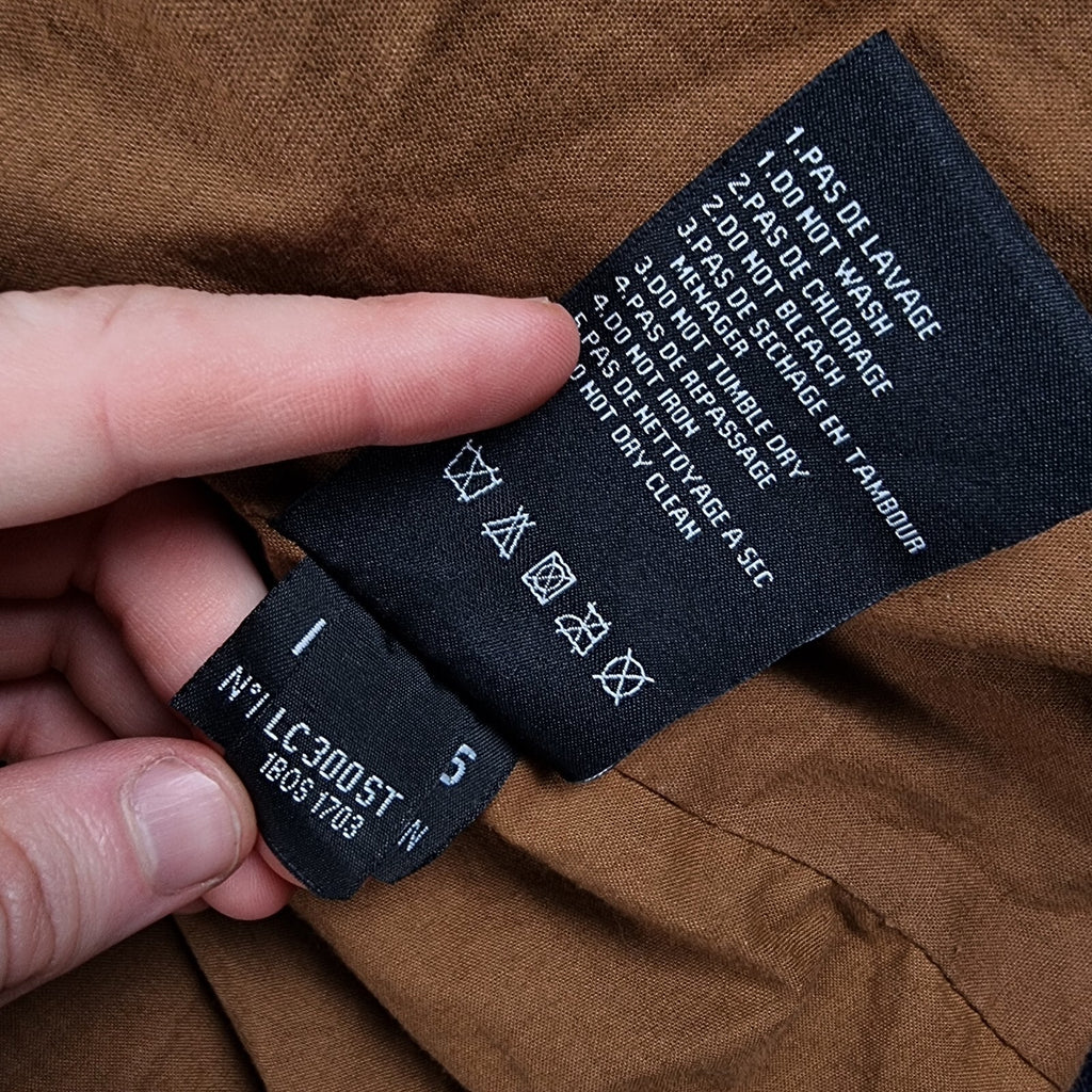 SCHOTT Goat Suede Leather Jacket Mens M Medium Brown Varsity Bomber LC300ST