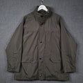 Vintage PAUL R SMITH Jacket Mens 28 2XL 3XL Grey Waterproof Rain Coat Hooded