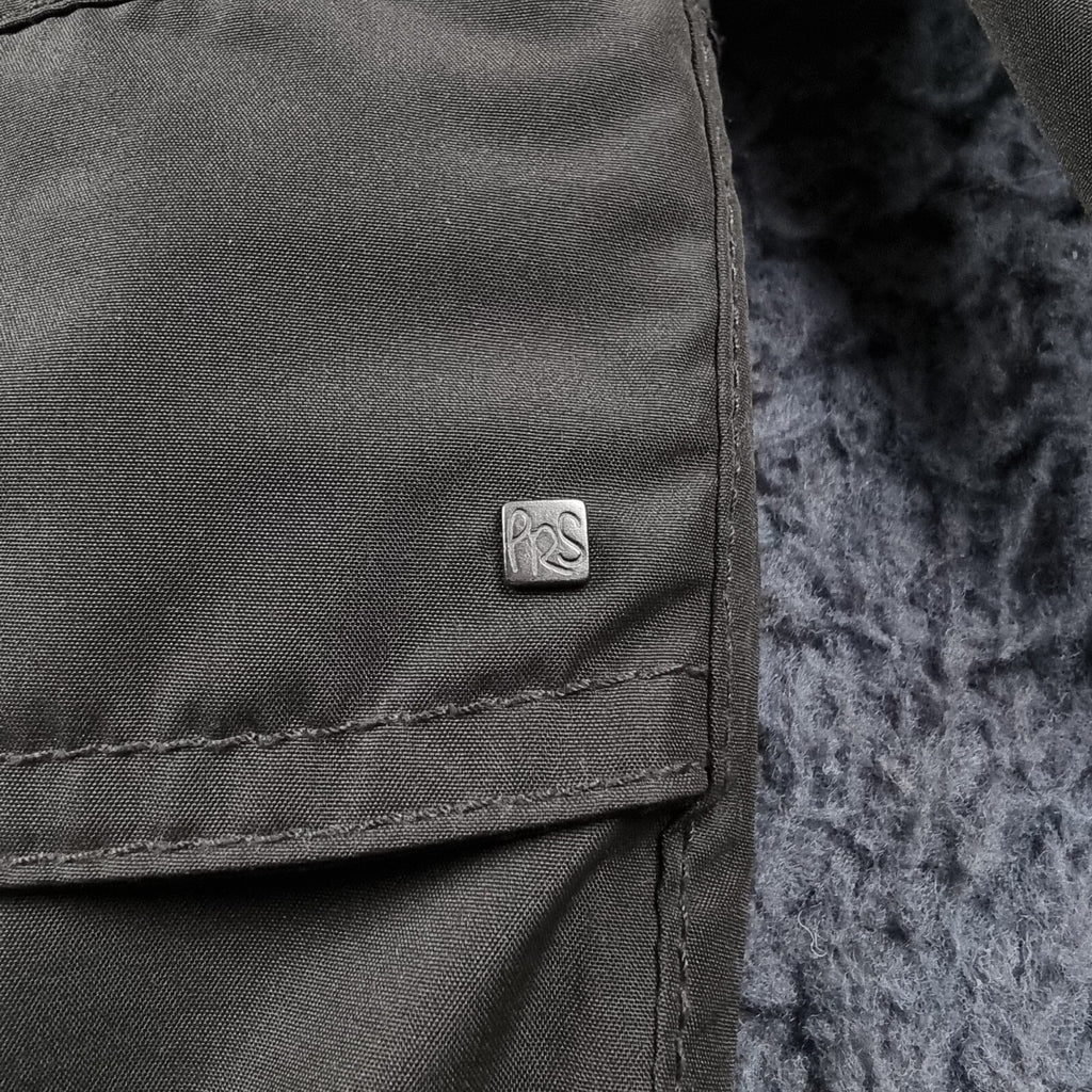 Vintage PAUL R SMITH Jacket Mens 28 2XL 3XL Grey Waterproof Rain Coat Hooded