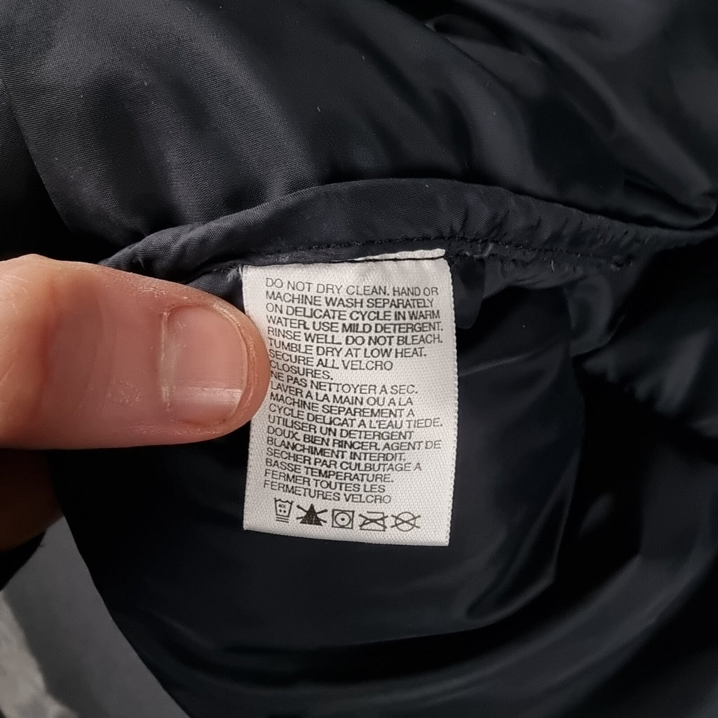 Vintage THE NORTH FACE Jacket Womens XL Black 600 Goose Down Puffer Coat